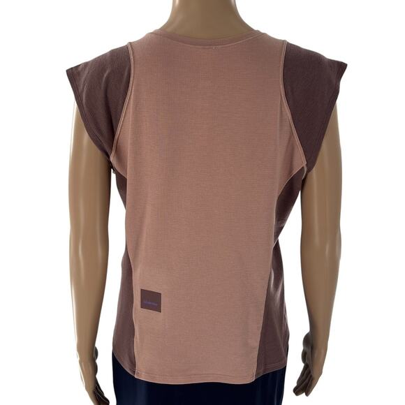 Lululemon Pink Clay Dark Oxide Cap Short Sleeve Hiking Tank Top - Picture 9 of 11